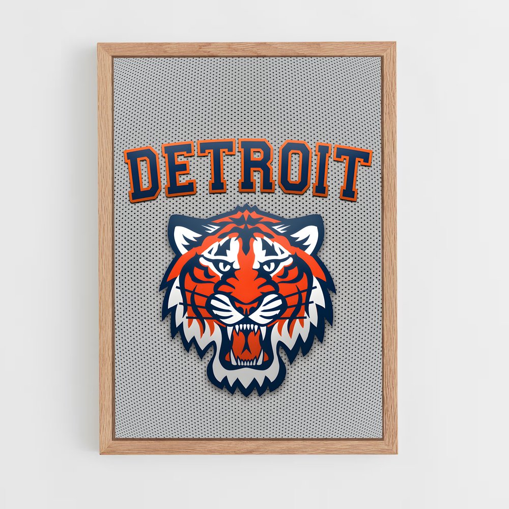 Poster Detroit tigers – affiche Baseball (vue 4)